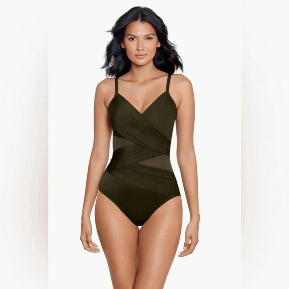 Miraclesuit Network Mystique One Piece Swimsuit size 10 B2020 - Picture 3 of 8